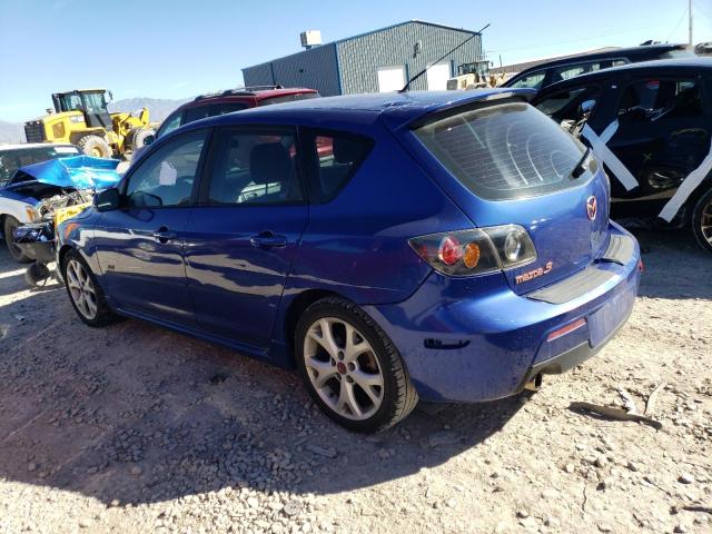 JM1BK344X81862939 - 2008 MAZDA 3 HATCHBACK BLUE photo 2