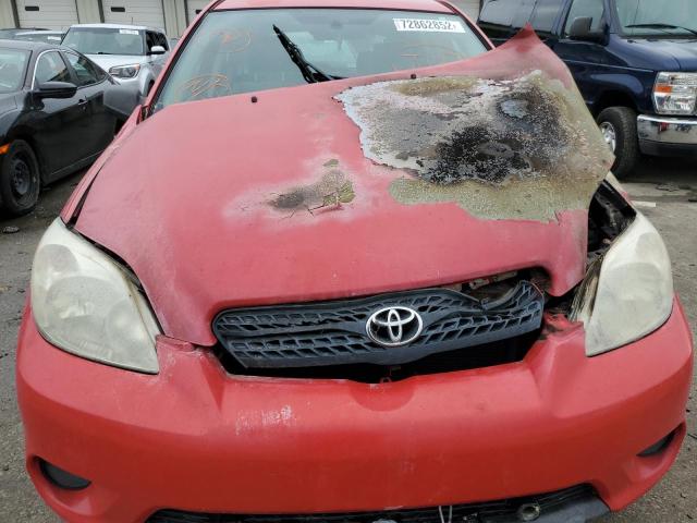 2T1KR32E97C685429 - 2007 TOYOTA COROLLA MA XR RED photo 5