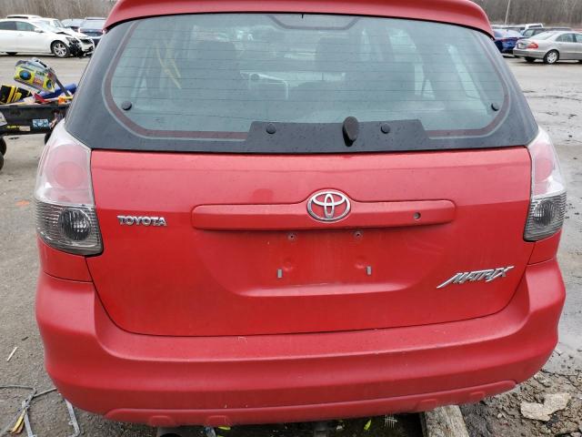 2T1KR32E97C685429 - 2007 TOYOTA COROLLA MA XR RED photo 6