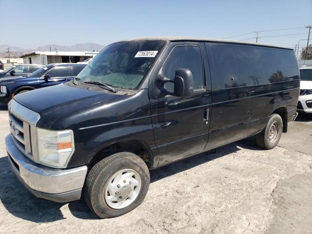 1FTNE1EW7DDA44800 - 2013 FORD ECONOLINE E150 VAN BLACK photo 1