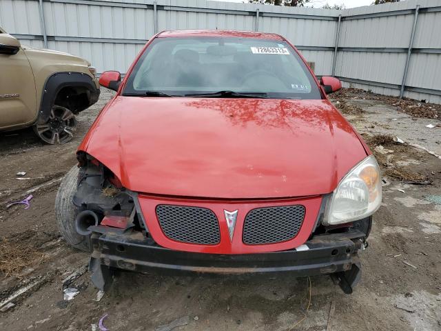 1G2AS18H197295312 - 2009 PONTIAC G5 RED photo 5