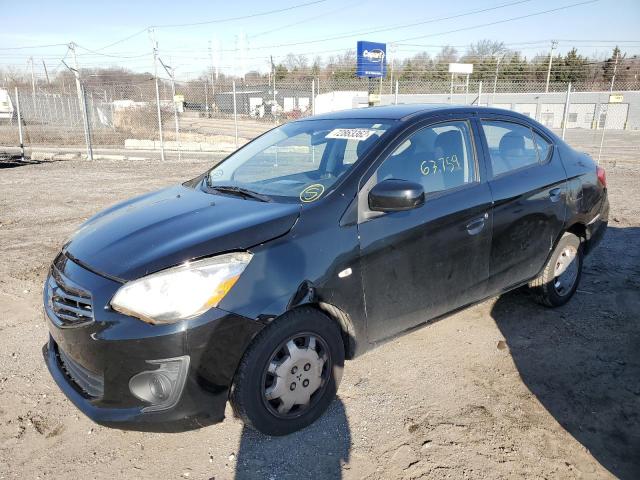 ML32F3FJ6HHF18593 - 2017 MITSUBISHI MIRAGE G4 ES შავი ფოტო 1