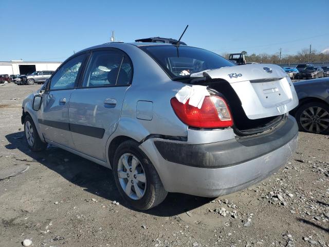 KNADE223096495295 - 2009 KIA RIO BASE SILVER photo 2