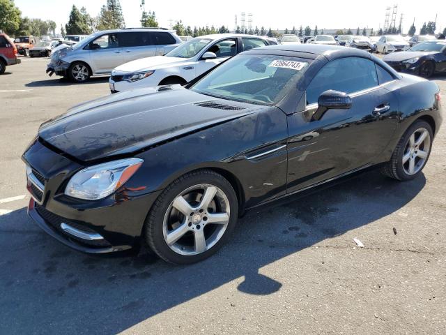 WDDPK4HA5CF035492 - 2012 MERCEDES-BENZ SLK 250 BLACK photo 1