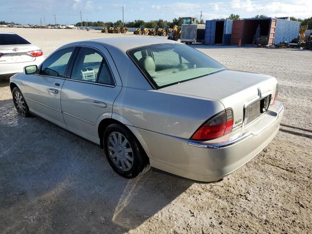 1LNHM86S34Y642763 - 2004 LINCOLN LS Bej foto 2