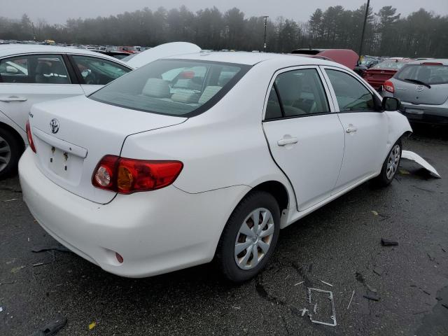 1NXBU40E79Z019453 - 2009 TOYOTA COROLLA BASE WHITE photo 3