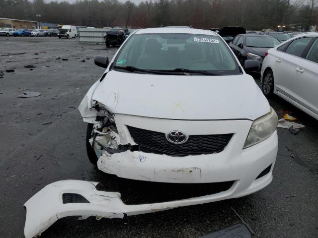 1NXBU40E79Z019453 - 2009 TOYOTA COROLLA BASE WHITE photo 5