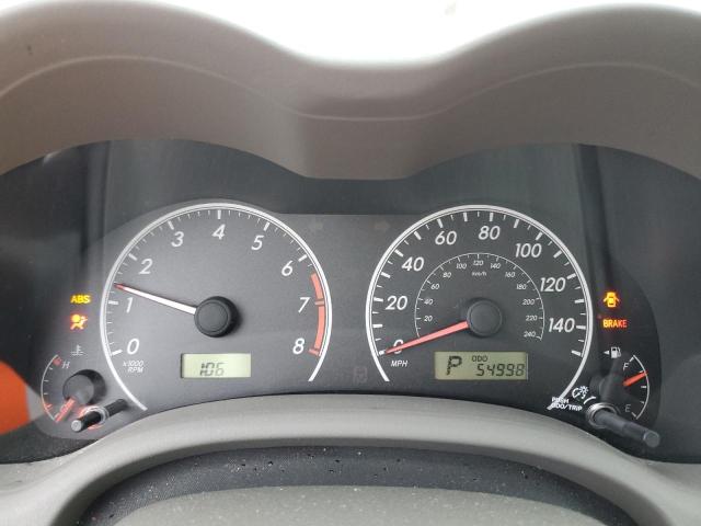 1NXBU40E79Z019453 - 2009 TOYOTA COROLLA BASE WHITE photo 9