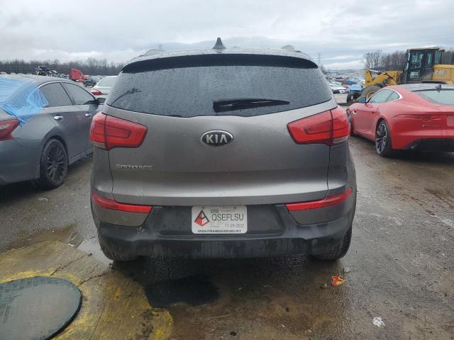 KNDPB3AC4E7656459 - 2014 KIA SPORTAGE BASE GRAY photo 6