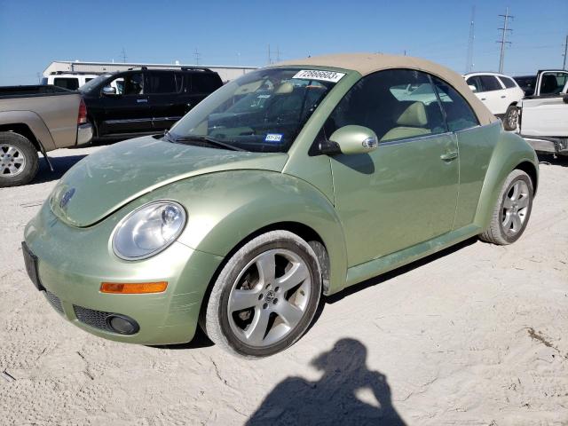 3VWSF31Y97M423337 - 2007 VOLKSWAGEN NEW BEETLE CONVERTIBLE OPTION PACKAGE 2 GREEN photo 1