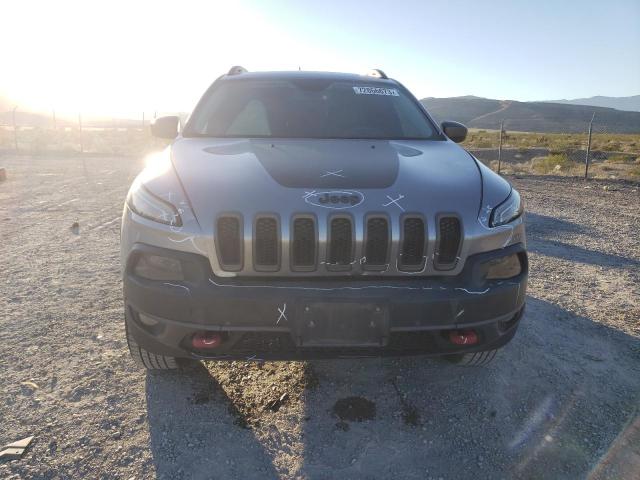 1C4PJMBS0FW786213 - 2015 JEEP CHEROKEE TRAILHAWK GRAY photo 5