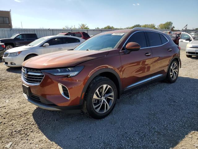 LRBFZNR44MD136096 - 2021 BUICK ENVISION ESSENCE ORANGE photo 1