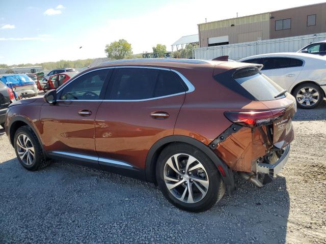 LRBFZNR44MD136096 - 2021 BUICK ENVISION ESSENCE ORANGE photo 2