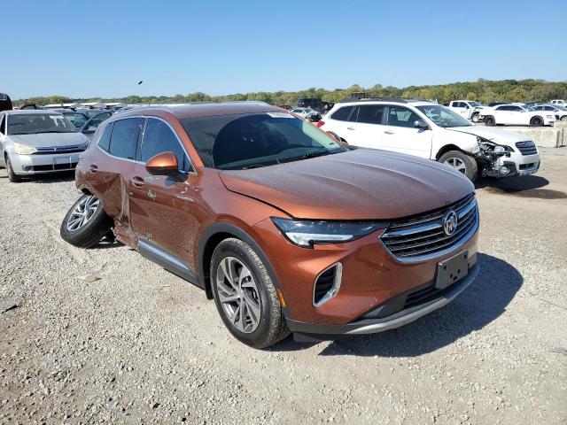 LRBFZNR44MD136096 - 2021 BUICK ENVISION ESSENCE ORANGE photo 4