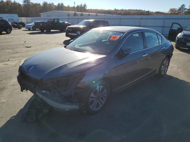 1HGCR2F38EA185093 - 2014 HONDA ACCORD LX GRAY photo 1