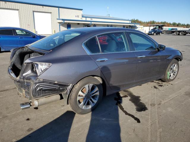 1HGCR2F38EA185093 - 2014 HONDA ACCORD LX GRAY photo 3