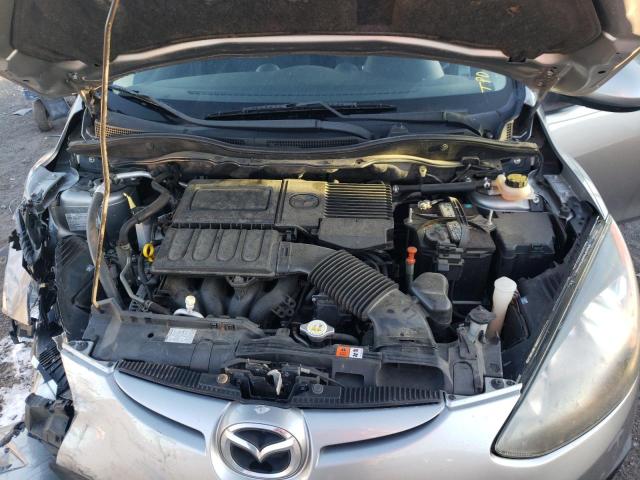 JM1DE1KY9E0180212 - 2014 MAZDA MAZDA2 SPORT GRAY photo 11