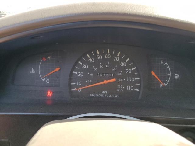 4TASM92N8YZ617045 - 2000 TOYOTA TACOMA XTRACAB PRERUNNER თაფლისფერი ფოტო 9