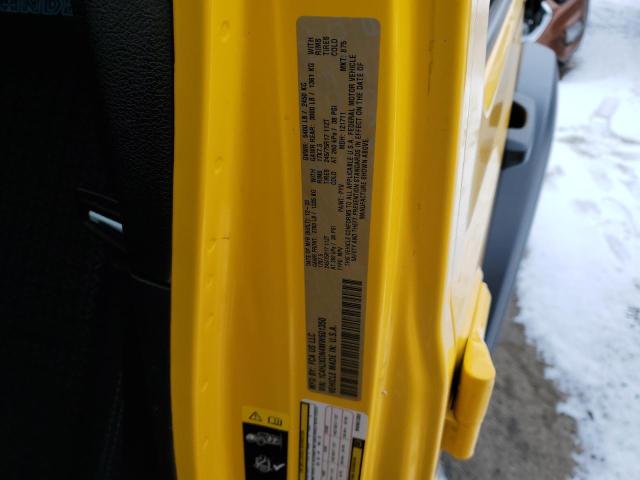 1C4HJXDN4MW601350 - 2021 JEEP WRANGLER U SPORT ყვითელი ფოტო 12