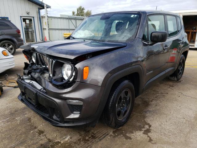 ZACNJAAB0LPL64634 - 2020 JEEP RENEGADE SPORT GRAY photo 1