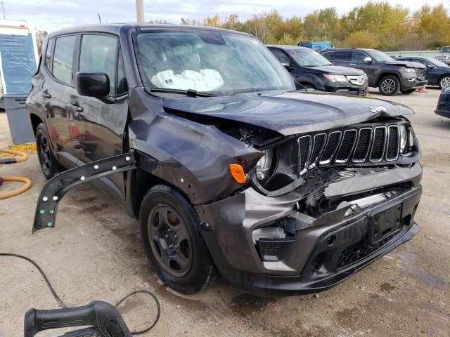 ZACNJAAB0LPL64634 - 2020 JEEP RENEGADE SPORT GRAY photo 4