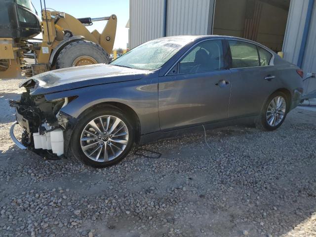 JN1EV7BP9MM706377 - 2021 INFINITI Q50 LUXE GRAY photo 1