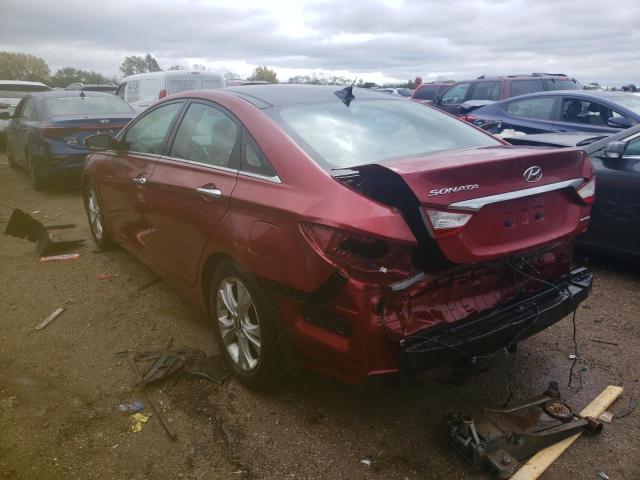 5NPEC4AC3CH362327 - 2012 HYUNDAI SONATA SE RED photo 2