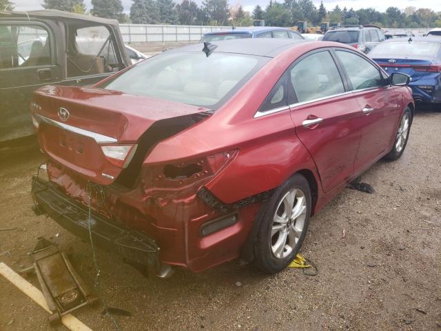 5NPEC4AC3CH362327 - 2012 HYUNDAI SONATA SE RED photo 3