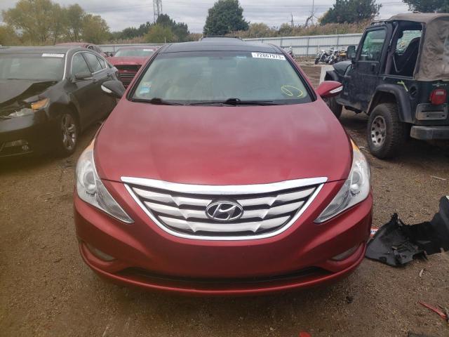 5NPEC4AC3CH362327 - 2012 HYUNDAI SONATA SE RED photo 5