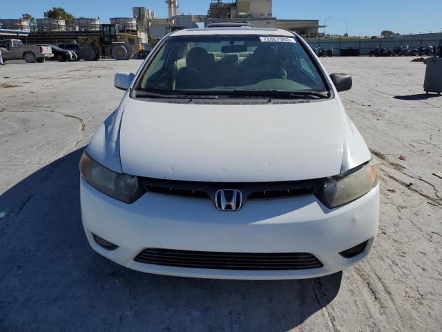 2HGFG12807H570506 - 2007 HONDA CIVIC EX WHITE photo 5