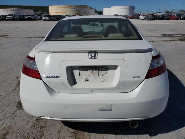 2HGFG12807H570506 - 2007 HONDA CIVIC EX WHITE photo 6