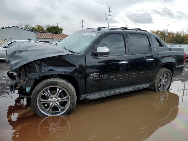 3GNMCFE09CG226422 - 2012 CHEVROLET AVALANCHE LT BLACK photo 1