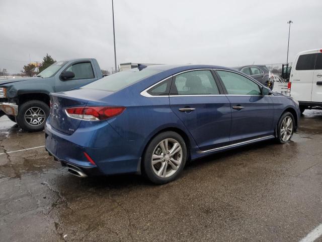 5NPE34AF8KH785347 - 2019 HYUNDAI SONATA LIMITED BLUE photo 3