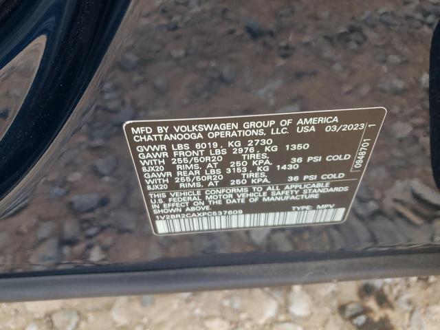 1V2BR2CAXPC537609 - 2023 VOLKSWAGEN ATLAS SEL BLUE photo 14