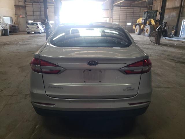 3FA6P0LU0KR220302 - 2019 FORD FUSION SE SILVER photo 6