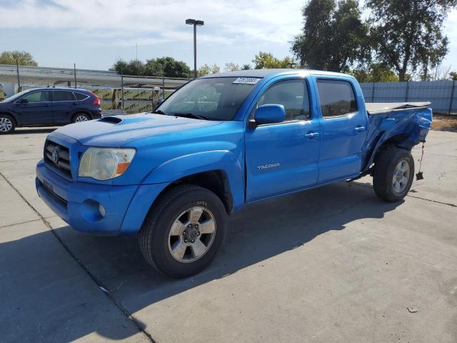 5TEKU72N87Z464758 - 2007 TOYOTA TACOMA DOUBLE CAB PRERUNNER LONG BED BLUE photo 1