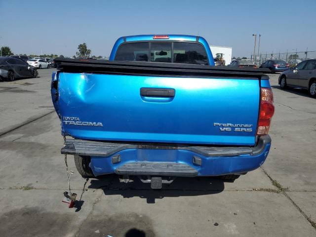 5TEKU72N87Z464758 - 2007 TOYOTA TACOMA DOUBLE CAB PRERUNNER LONG BED BLUE photo 6