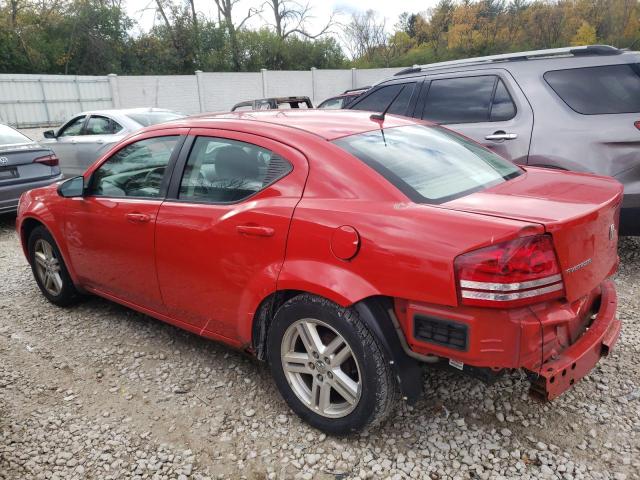 1B3LC56K58N298796 - 2008 DODGE AVENGER SXT RED photo 2