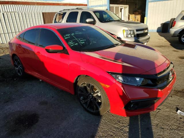 2HGFC2F80MH539537 - 2021 HONDA CIVIC SPORT წითელი ფოტო 4