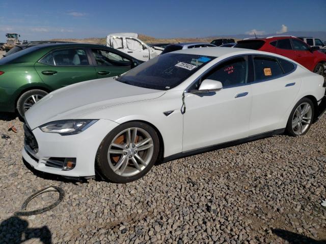 5YJSA1AC7DFP10976 - 2013 TESLA MODEL S Սպիտակ լուսանկար 1