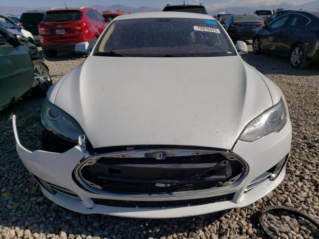 5YJSA1AC7DFP10976 - 2013 TESLA MODEL S Սպիտակ լուսանկար 5