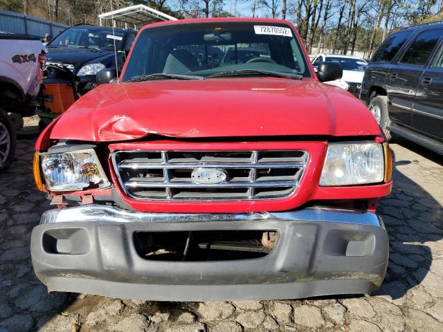 1FTYR44U62TA44888 - 2002 FORD RANGER SUP RED photo 5