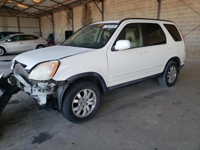 SHSRD78925U304133 - 2005 HONDA CR-V SE WHITE photo 1