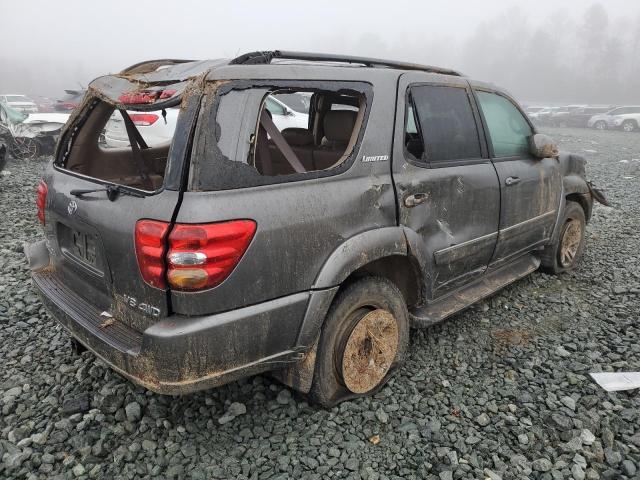 5TDBT48A63S190926 - 2003 TOYOTA SEQUOIA LIMITED GRAY photo 3