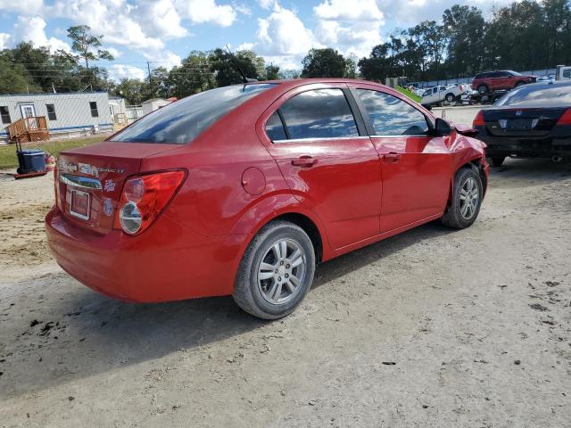 1G1JC5SH7C4211052 - 2012 CHEVROLET SONIC LT RED photo 3