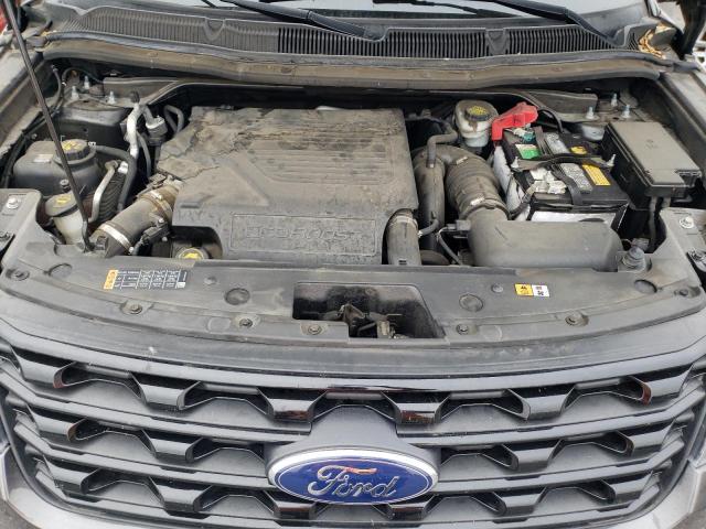 1FM5K8GTXHGD90828 - 2017 FORD EXPLORER SPORT GRAY photo 11