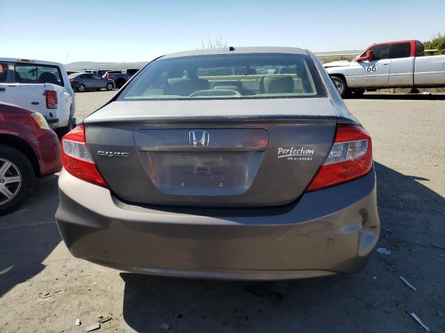 2HGFB2F93CH515579 - 2012 HONDA CIVIC EXL BEIGE photo 6