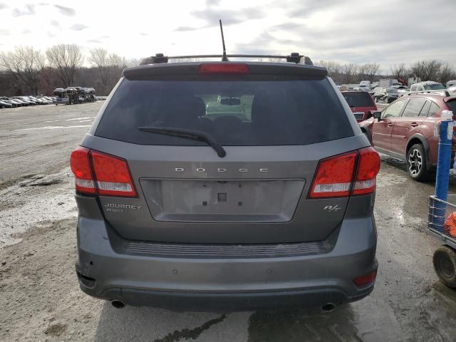 3C4PDDEGXDT615437 - 2013 DODGE JOURNEY R/T GRAY photo 6