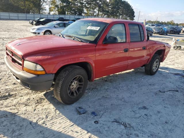 1D7HL38X63S376813 - 2003 DODGE DAKOTA QUAD SPORT RED photo 1