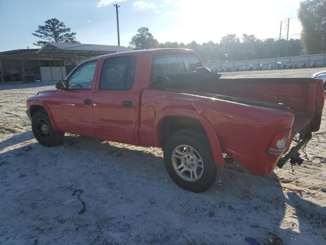 1D7HL38X63S376813 - 2003 DODGE DAKOTA QUAD SPORT RED photo 2